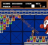 une photo d'Ã©cran de Circus Caper sur Nintendo Nes